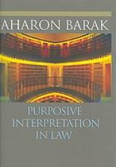 book Purposive Interpretation in Law