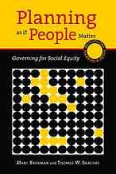 book Planning as if people matter: governing for social equity