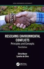 book Resolving environmental conflicts