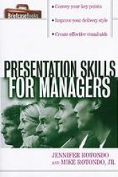 book Presentation skills for managers