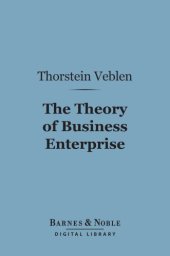 book The Theory of Business Enterprise