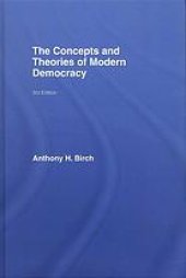 book The Concepts and Theories of Modern Democracy