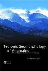 book Tectonic geomorphology of mountains: a new approach to paleoseismology