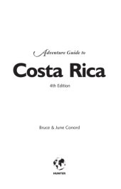 book The adventure guide to Costa Rica