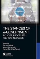 book The stances of e-government: policies, processes and technologies