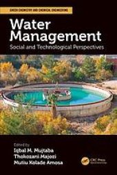 book Water management social and technological perspectives