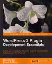 book WordPress 3 Plugin Development Essentials