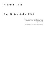 book Chronik des Kriegsjahres 1944