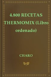 book 4.800 RECETAS THERMOMIX (Libro ordenado)