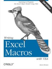 book Writing Excel Macros with VBA