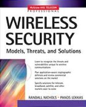 book Wireless security: models, threats, and solutions