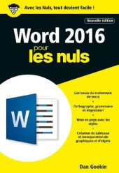 book Word 2016 pour les Nuls poche, 2e édition