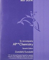 book Test Bank to Accompany AP Chemistry