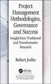 book Project management methodologies, governance and success: insight from traditional and transformative research