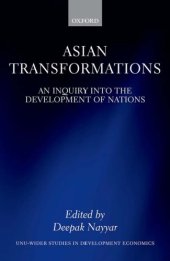 book Asian Transformations: An Inquiry into the Development of Nations