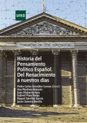 book Historia del pensamiento político español. Del Renacimiento a nuestros días