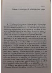 book Sobre el concepto de "Calidad de vida"