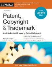 book Patent, copyright & trademark : an intellectual property desk reference