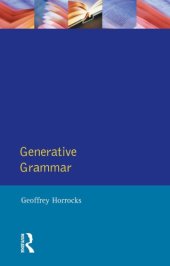 book Generative grammar