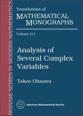 book Analysis of Several Complex Variables