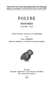 book Polybe: Histoires, Tome IX: Livre XII