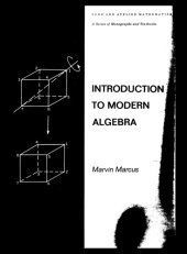 book Introduction to Modern Algebra