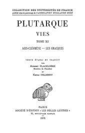 book Plutarque: Vies. Tome XI: Agis et Cléomène - Les Gracques