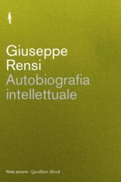 book Autobiografia intellettuale