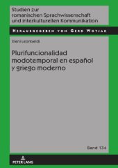 book Plurifuncionalidad modotemporal en español y griego moderno