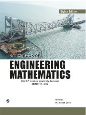 book A textbook of engineering mathematics : for B. Tech. 2nd year, semester III/IV