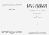 book Beginselen der natuurkunde - Deel 1 (mechanica - Hydrostatica - Aërostatica- Warmteleer)