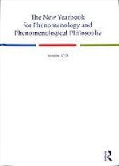 book The new yearbook for phenomenology and phenomenological philosophy. Volume 17