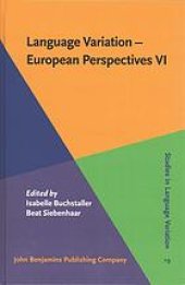 book Selected papers from the Eighth International Conference on Language Variation in Europe (ICLaVE 8), Leipzig, May 2015