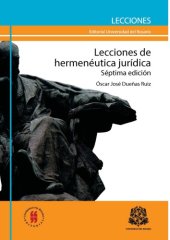 book Lecciones de hermenéutica jurídica