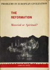 book The Reformation : material or spiritual ?