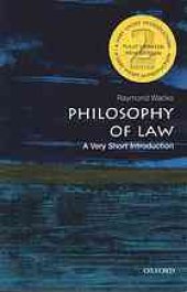 book Philosophy of law: A very short introduction (Updated New Edition)