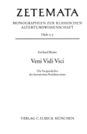 book Veni vidi vici: die Vorgeschichte des lateinischen Perfektsystems