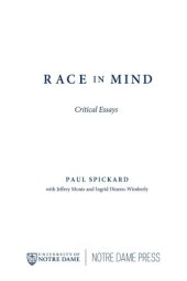 book Race in Mind: Critical Essays