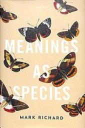 book Meanings as species