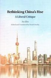 book Rethinking China’s rise : a liberal critique