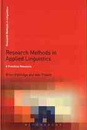 book Research methods in applied linguistics : A Practical Resource