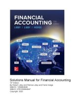 book Solutions Manual for Financial Accounting