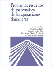 book Problemas resueltos de matemática de las operaciones financieras