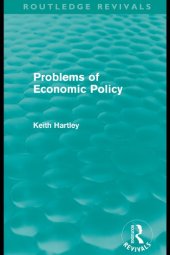 book Problems of economic policy