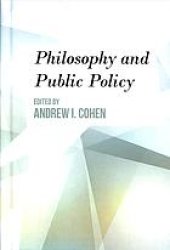 book Philosophy and public policy