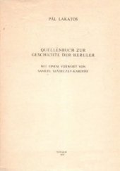 book Quellenbuch zur Geschichte der Heruler