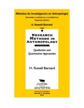 book Métodos de investigación en antropología : Abordajes cualitativos y cuantitativos