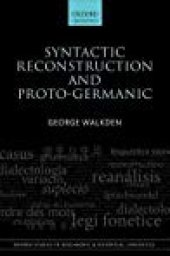 book Syntactic Reconstruction and Proto-Germanic