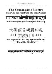 book The Shurangama Mantra