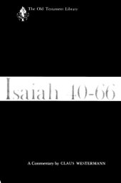 book Isaiah 40-66: A Commentary